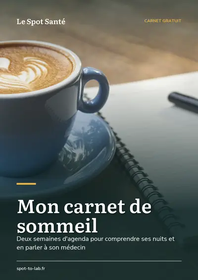 Couverture de l'ebook Mon carnet de sommeil