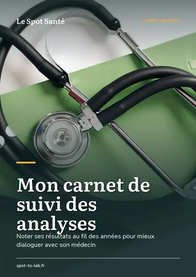 Couverture de l'ebook Mon carnet de suivi des analyses