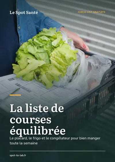 Couverture de l'ebook La liste de courses équilibrée