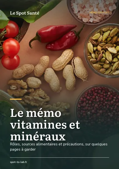 Couverture de l'ebook Le mémo vitamines et minéraux
