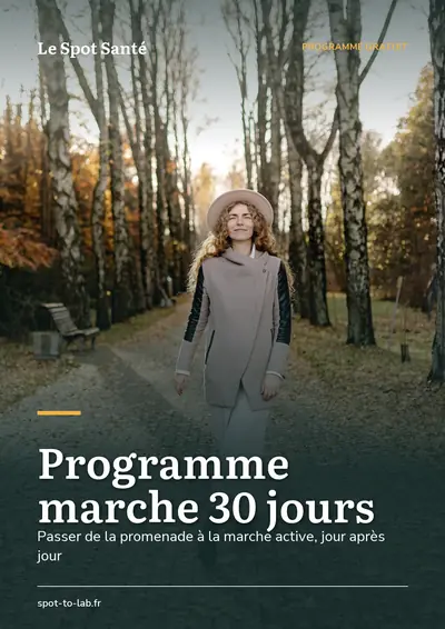 Couverture de l'ebook Programme marche 30 jours